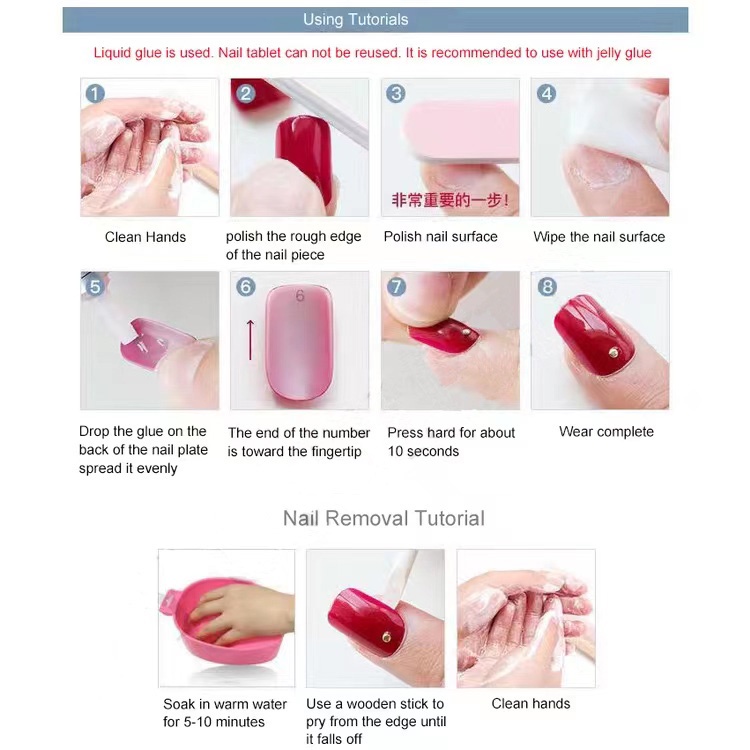 Bộ 24 Móng Tay Giả Họa Tiết Hoạt Hình Dễ Thương Cho Bé