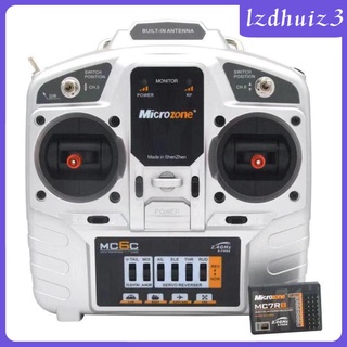 [Lzdhuiz3] Hệ thống vô tuyến Mini 6CH MC6RE cho bộ điều khiển MC6C Máy bay trực thăng RC Quadcopter Glide