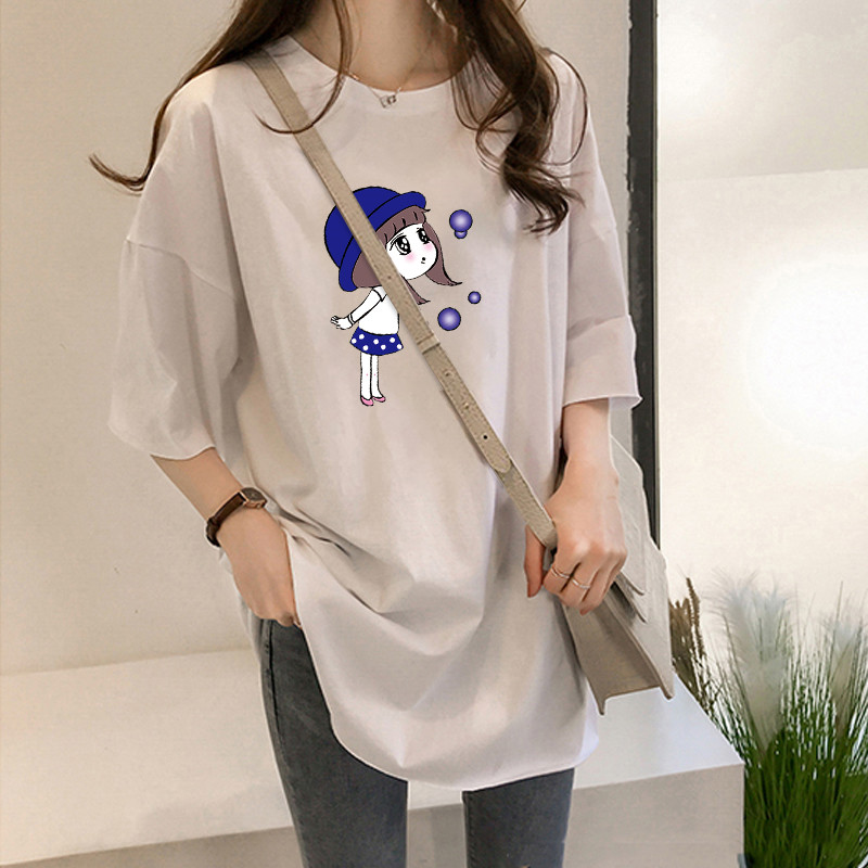 NRVP Áo Thun Ngắn Tay Dáng Rộng Thời Trang Cho Nữ