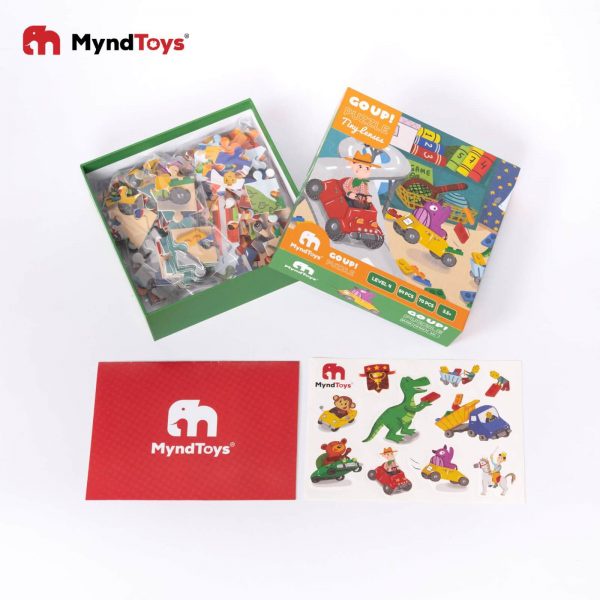 Đồ Chơi Xếp Hình Myndtoys Go Up! Puzzle Level 4 Tiny Lenses Dành Cho Bé Trên 3.5 Tuổi (2 hình ghép) - BỐ KHỦNG LONG