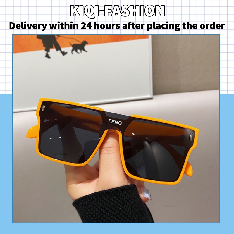 (KIQI-FASHION) COD Kính Mát Chống Tia UV Phong Cách Hàn Quốc Cổ Điển Thời Trang