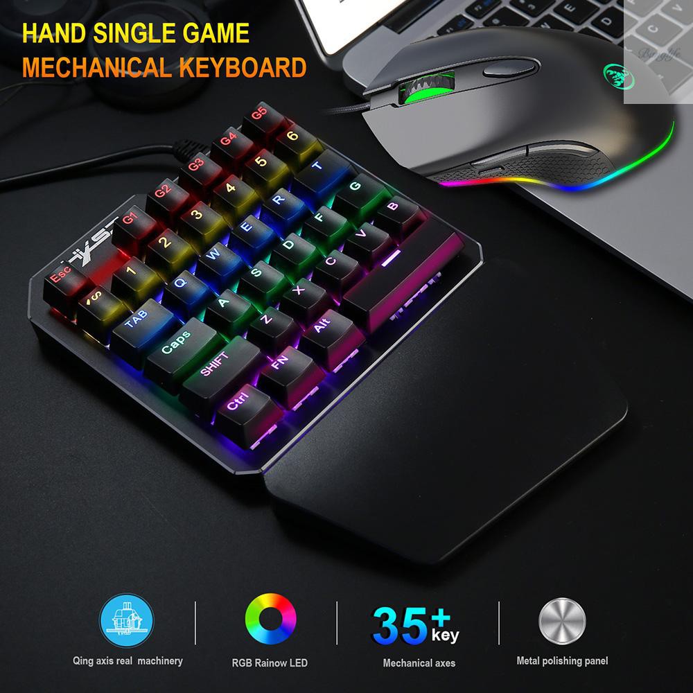 Chuột Quang Chơi Game Hxsj J100 + S500 6 Nút Bấm J100 35 Nút Bấm Có Đèn Led