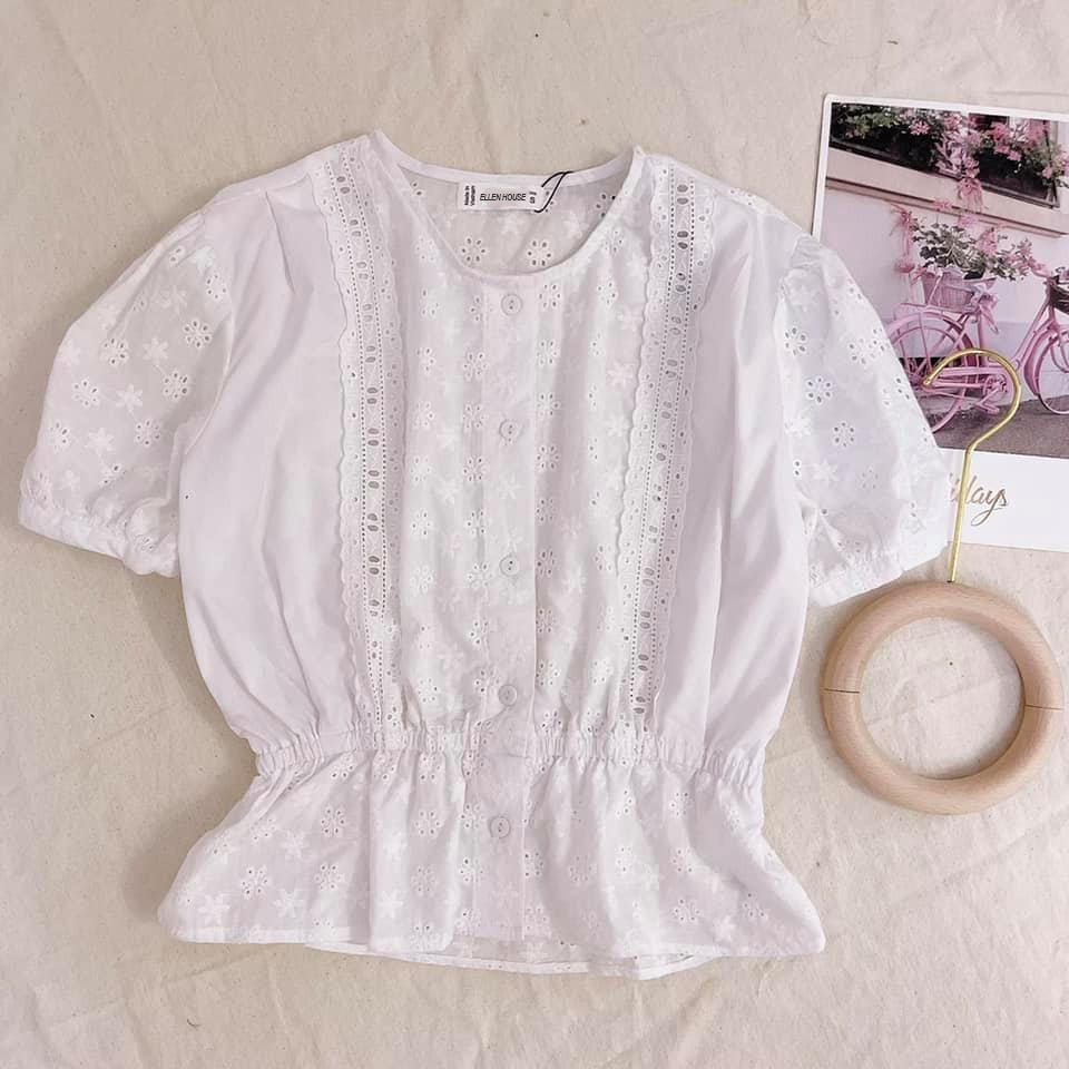 ÁO THÔ THÊU HOA NỔI