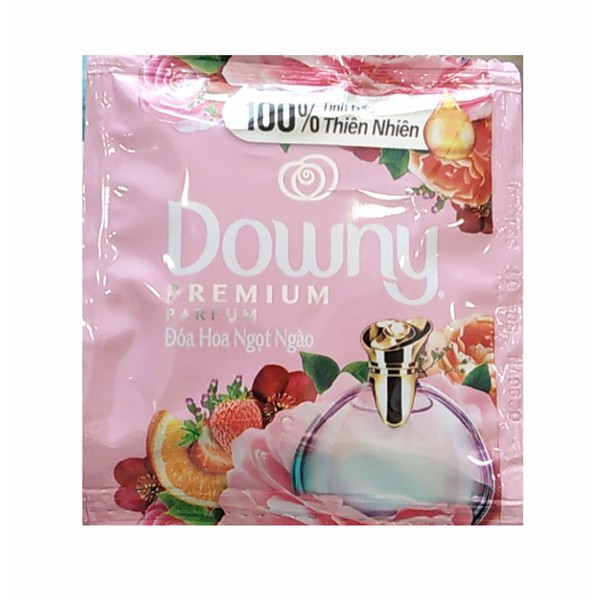 Nước xả vải Downy hương Nắng Mai / Đoá hoa thơm ngát / Đoá hoa ngọt ngào - dây 10 gói x20ml