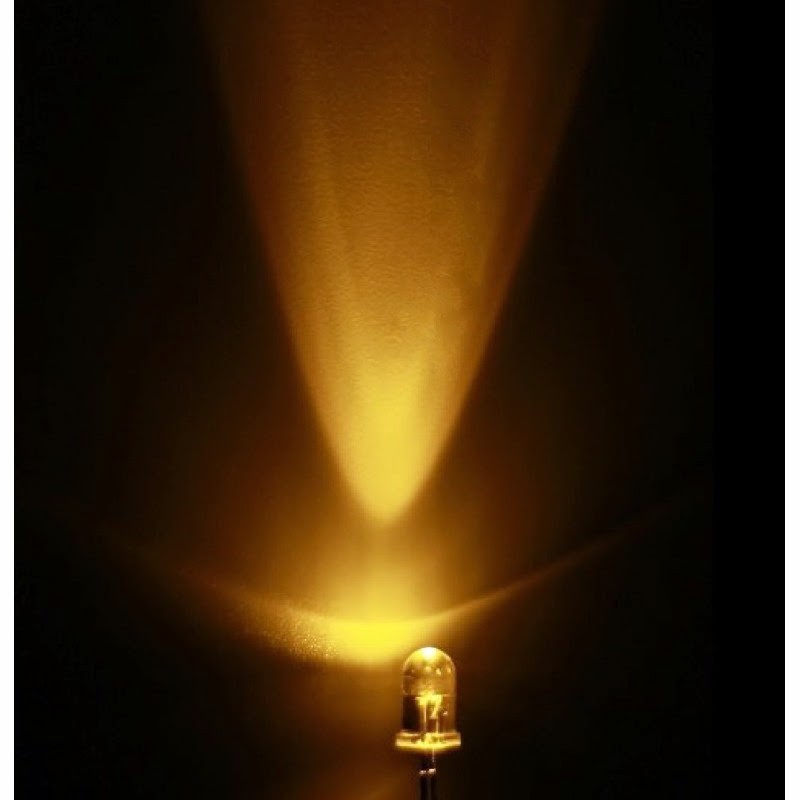 [50 CON] (TK1) Led siêu sáng 5mm màu VÀNG (SSV5)