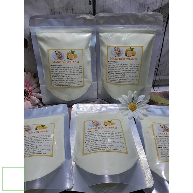 100gr dẻo chanh (bột đắp mặt dẻo chanh) handmade