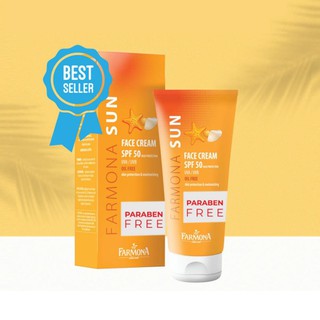 [2Trong1] Kem Chống Nắng Và Nâng Tông Farmona Sun Face Cream Oil Free Spf 50  Đặc Biệt Phù Hợp Cho Da Dầu Mụn 50ml