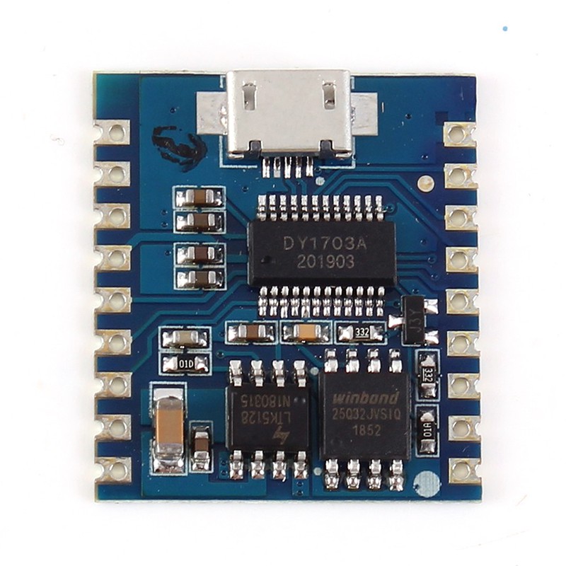 1 Mô Đun Máy Nghe Nhạc MP3 4MB Cổng USB Điều Khiển Tải Xuống DY-SV17F