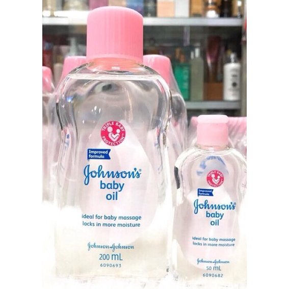 Dầu dưỡng ẩm Johnson’s baby oil