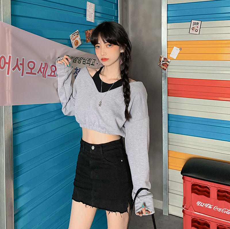 Áo Sweater Dáng Rộng Kiểu Hàn Quốc Thiết Kế Quyến Rũ Cho Nữ | BigBuy360 - bigbuy360.vn