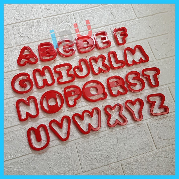 HCM - Bộ khuôn cutter 16 chữ số và phép tính, khuôn số làm fondant trang trí bánh