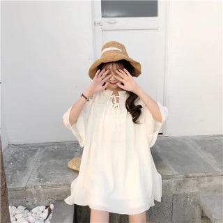 Áo váy bánh bèo ulzzang