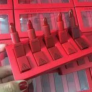 Set Son 3CE Red Recipe Mini Lip Kit (Set 5 Cây)
