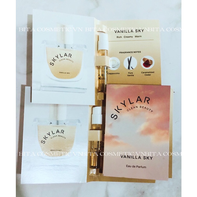 Vial Nước hoa Skylar Clean Beauty Vanilla Sky Eau de Parfum 1,5ml