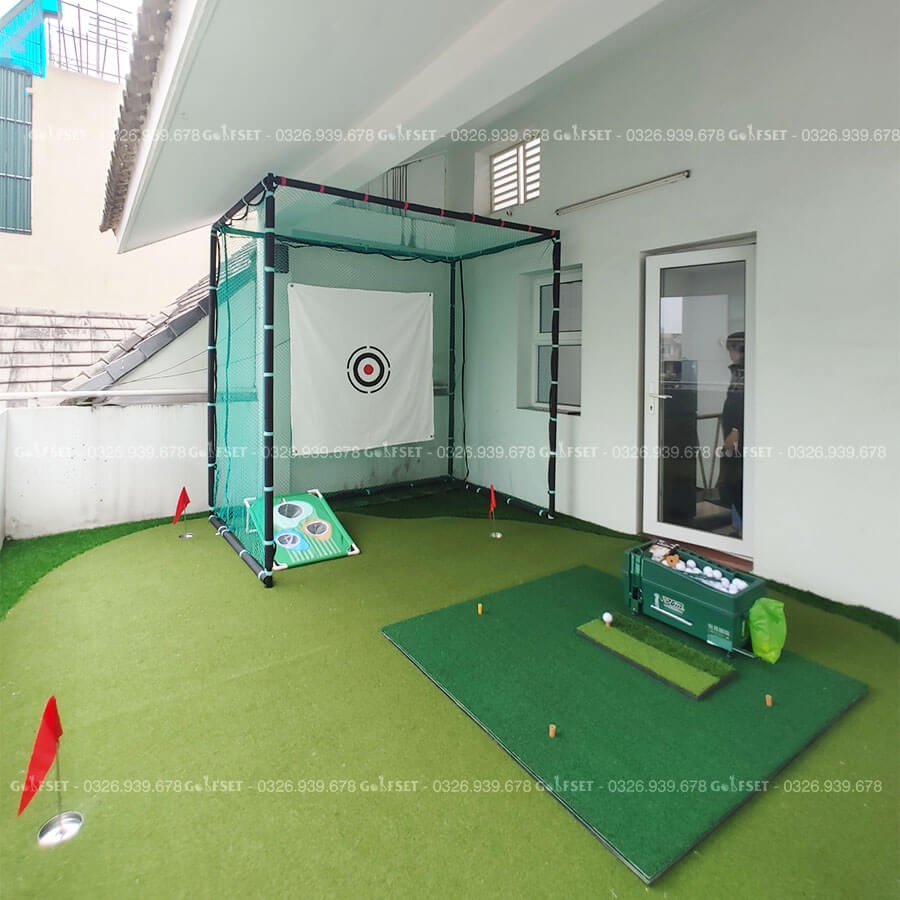 Khung Lưới Tập Swing Golf Kích Thước Cao 2.5m* Rộng 2.5m* Sâu 1m/ Tập Swing Golf Tại Nhà/ Phù Hợp Với Không Gian Nhỏ