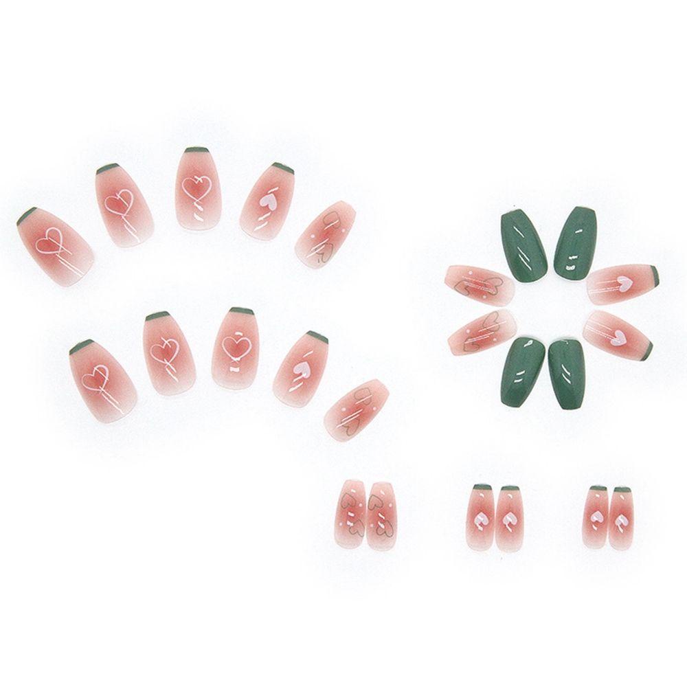 XIANTIN Bộ 24 Móng Tay Giả Che Phủ Toàn Diện Tháo Rời Được