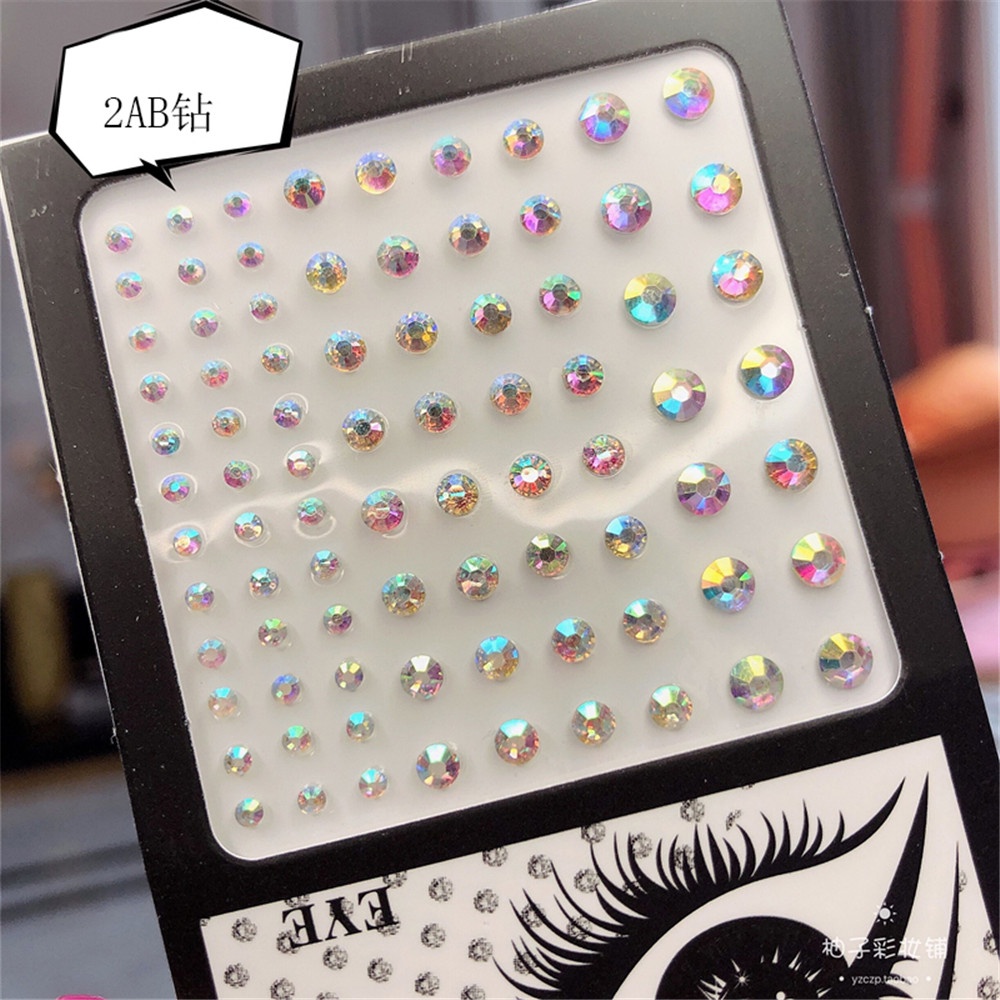 [Hàng mới về] Kim cương ngọc trai nhân tạo hình giọt nước trang điểm mắt xinh xắn