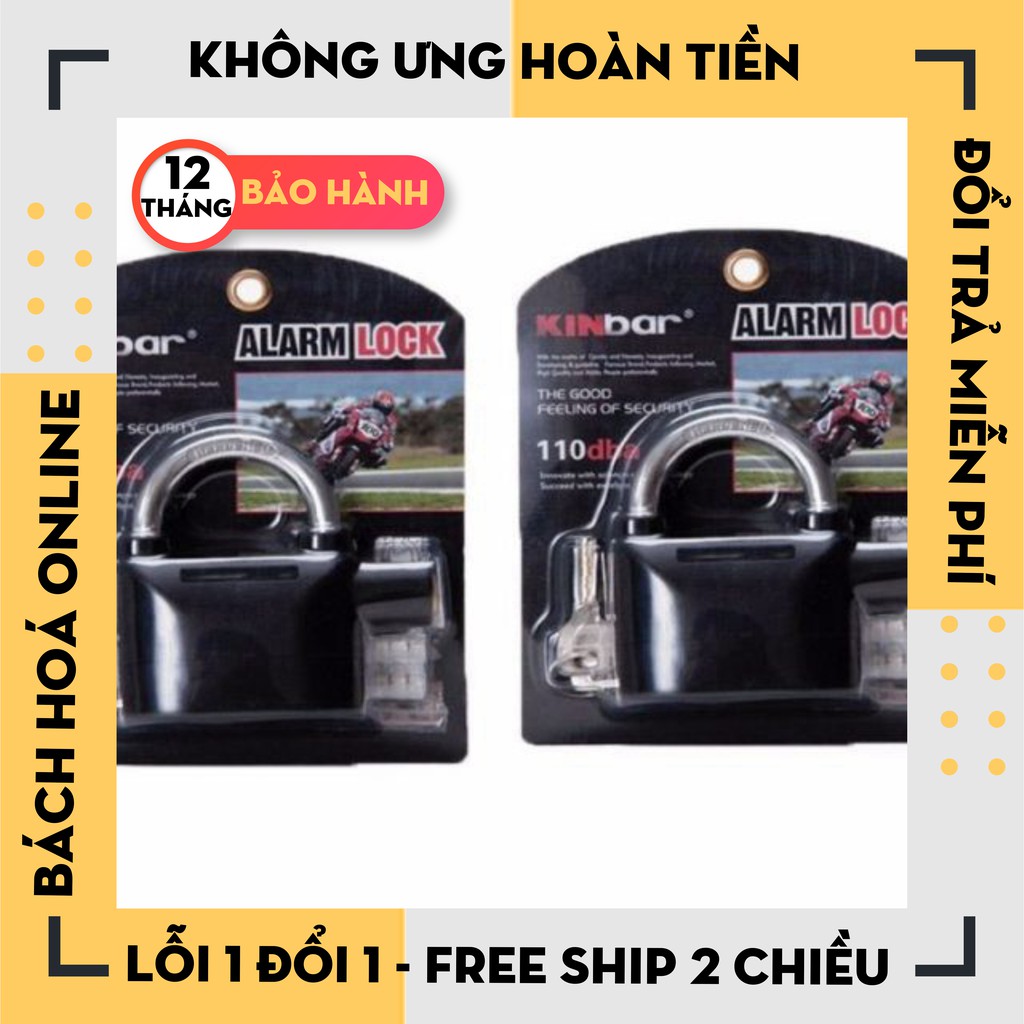 ổ khóa chống trộm cao cấp Alarm Lock, ổ khóa thông minh có còi báo động