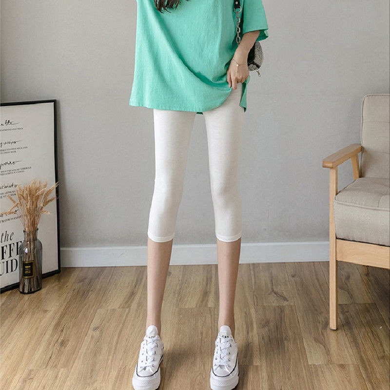 quần legging new high-waist elastic tight-fitting slimming plus size all-match