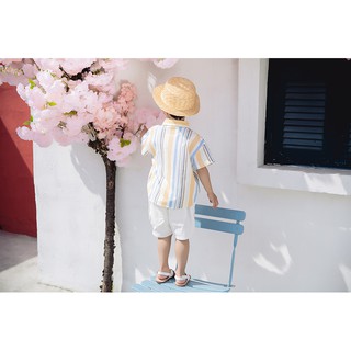 Áo sơ mi bé trai sọc cá tính