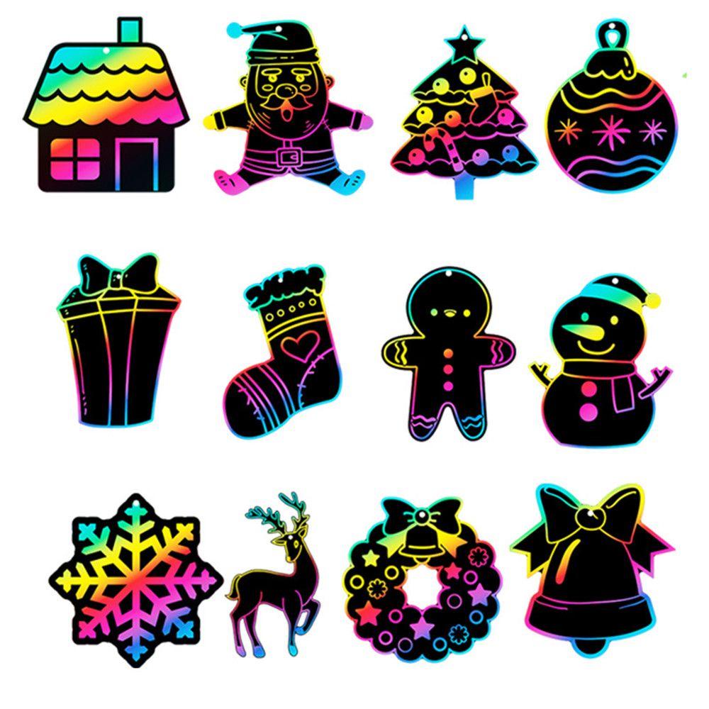 Bộ 12 Giấy Vẽ Tranh Màu Cầu Vồng Cho Bé