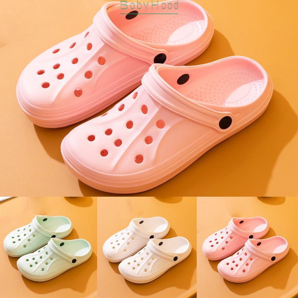 Dép crocs đế mềm chống trượt thoáng khí thời trang hè cho nữ