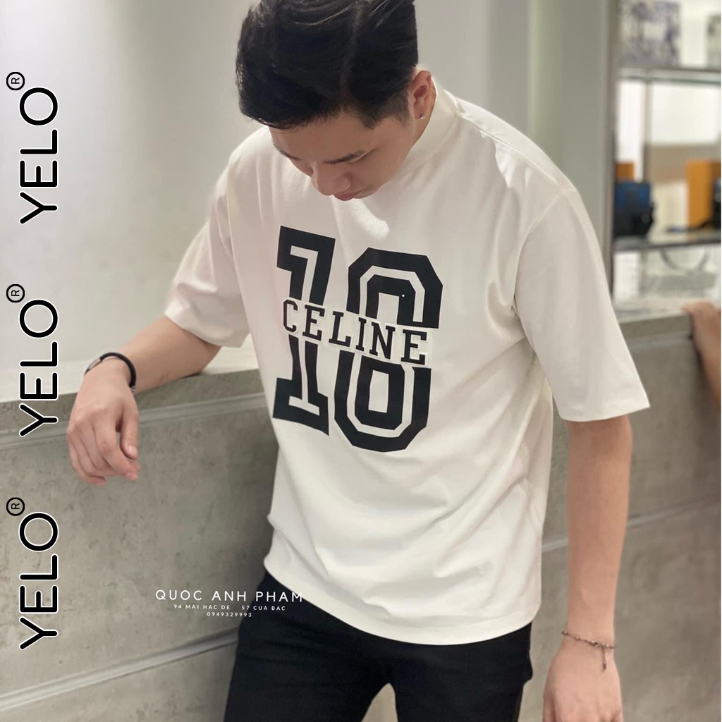 Áo Thun Hè 2021 Áo Phông Nam Tay Ngắn In Chữ Số 3D Chất Liệu Thun Thoáng Mát YELO- AC101 | BigBuy360 - bigbuy360.vn