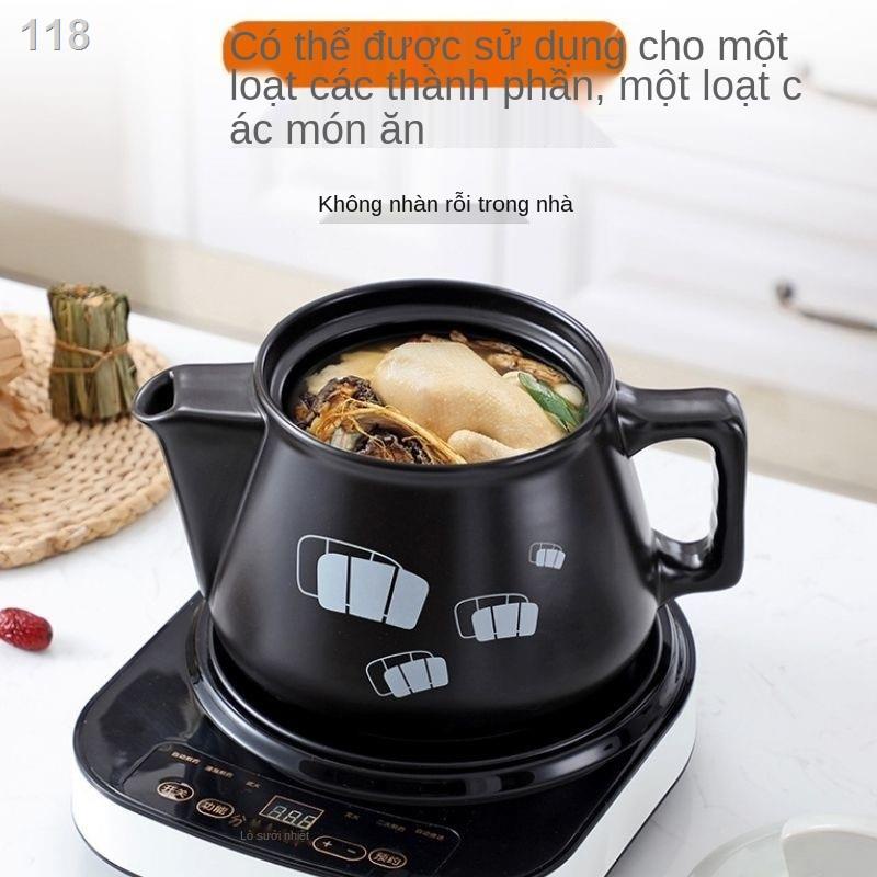 【Mới nhất 】Nồi thuốc bắc tự động phích cắm đun sôi có giá trị cao hầm gốm sắc xông sức khỏe