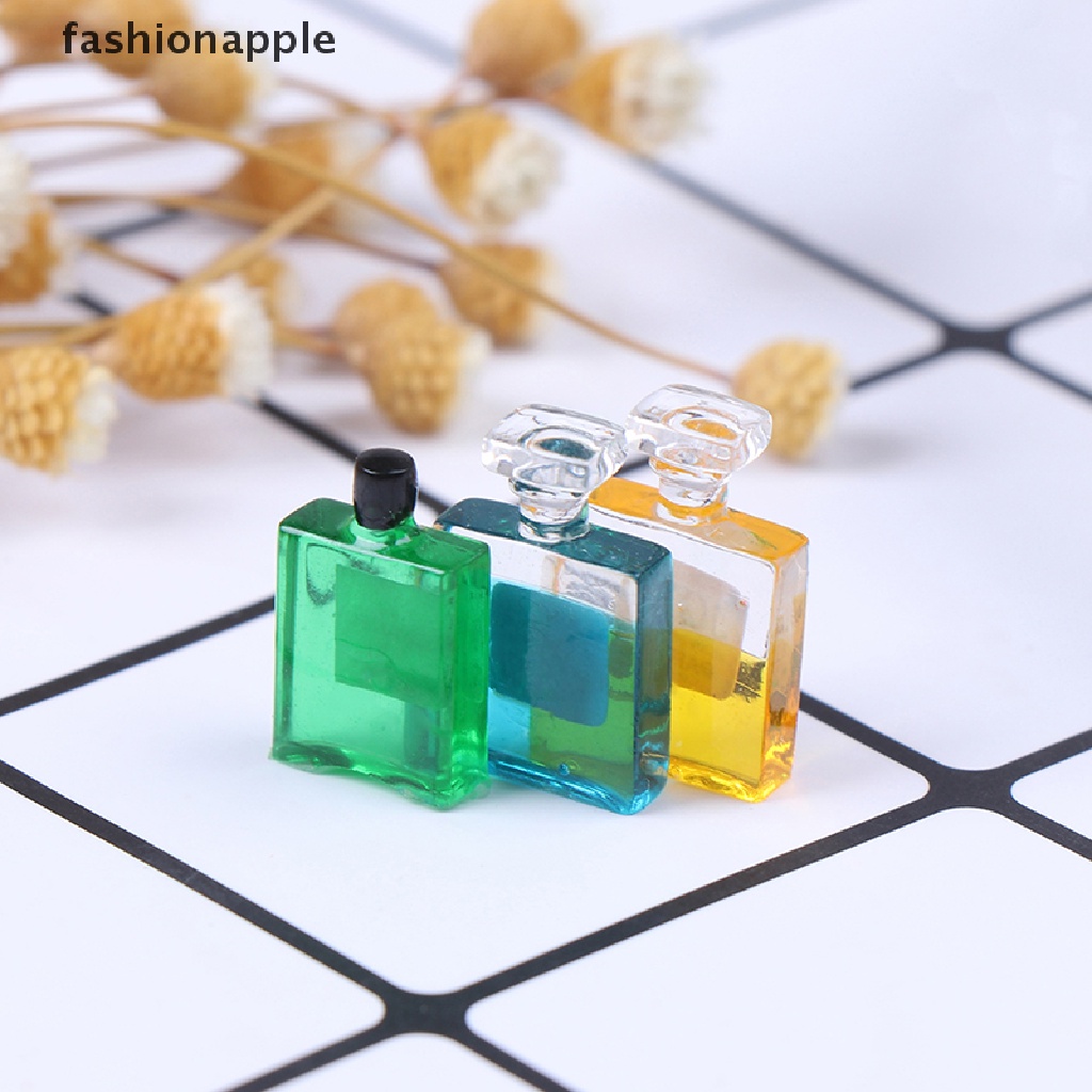 Set 6 Chai Nước Hoa Mini Tỉ Lệ 1: 12 Dùng Để Trang Trí Nhà Búp Bê