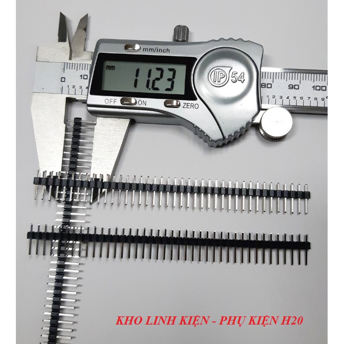 Hàng Rào Đực Đơn Chân Thẳng - 40 chân - Jump 2.54