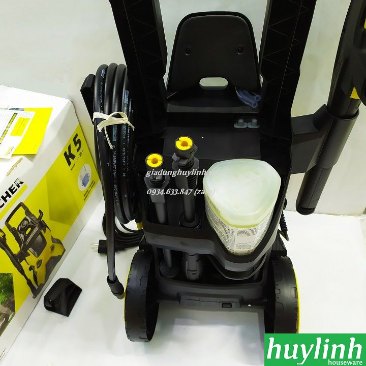 Freeship Máy rửa xe Karcher K5 EU - Tặng dung dịch karcher 1 lít - Made in Italy - 2100W - Chính Hãng