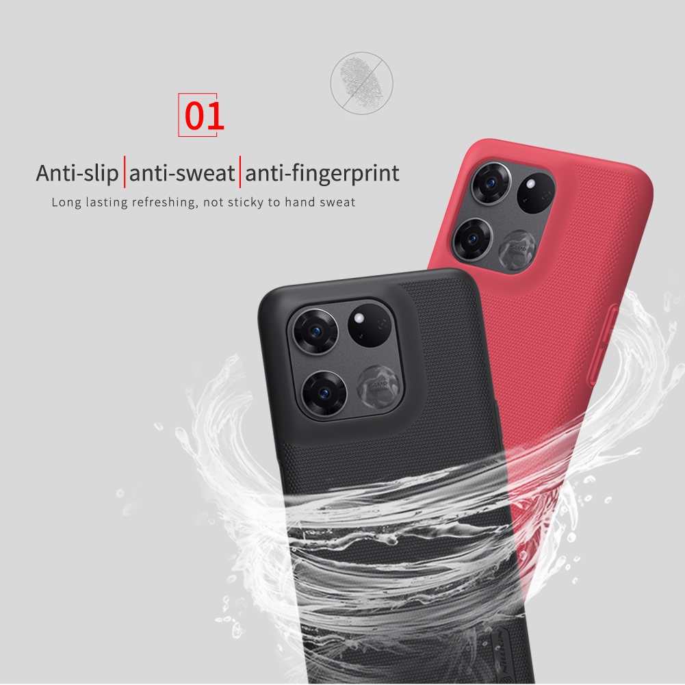 Ốp Điện Thoại Nillkin Bằng PC Cứng Siêu Mỏng Mặt Nhám Chống Sốc Chống Dấu Vân Tay Cho OnePlus Ace