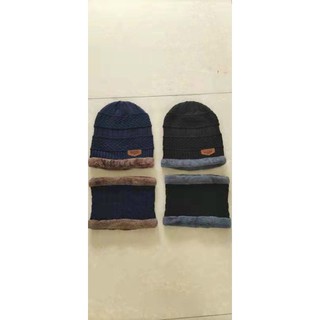 Combo mũ Len khăn ống