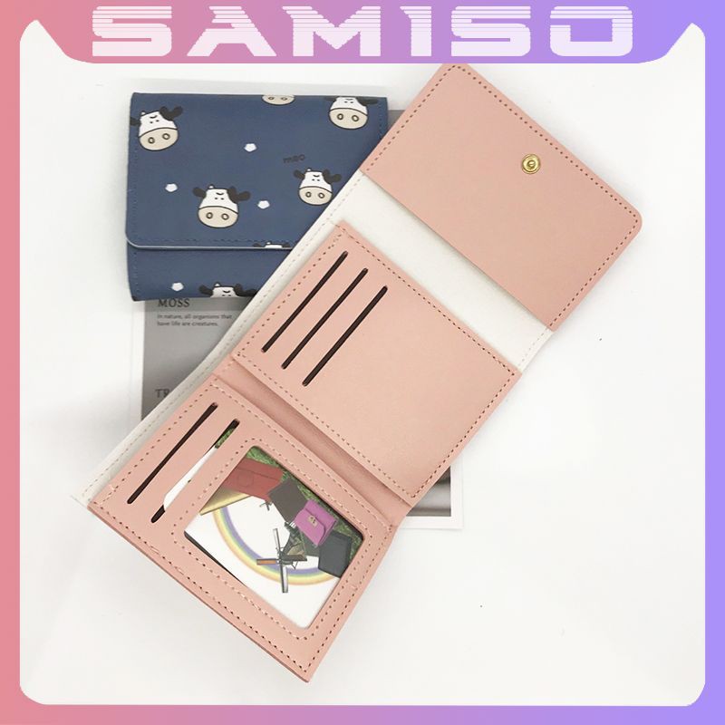 Ví nữ ngắn đẹp cầm tay mini nhỏ gọn bỏ túi nhiều ngăn dễ thương NG42 | BigBuy360 - bigbuy360.vn