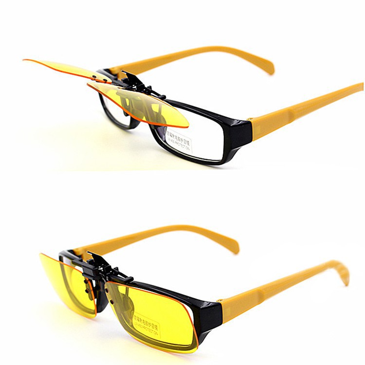 Tròng kính mát kẹp phân cực dành cho người bị cận đeo kính | BigBuy360 - bigbuy360.vn