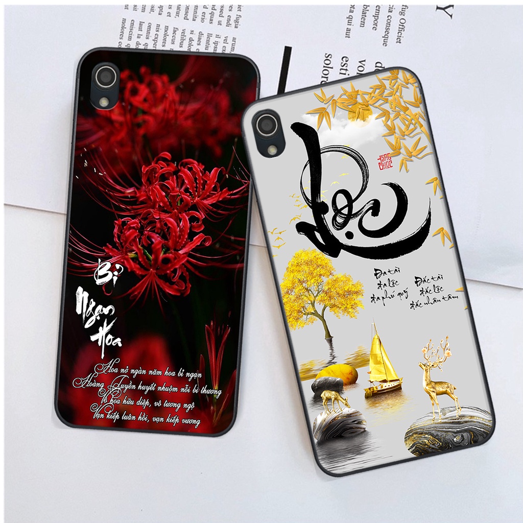 Ốp lưng Vivo Y91C / Y93 KHÔNG VÂN TAY in hình chữ tài chữ lộc, Cha Mẹ, bình an SIÊU ĐẸP