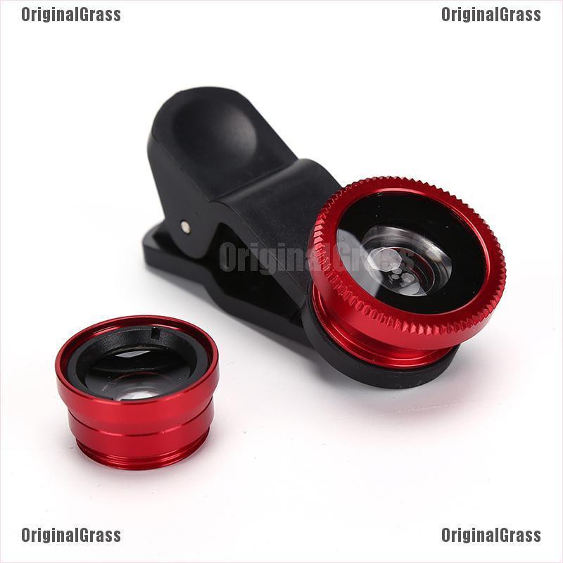 Bộ Lens Mở Rộng Gắn Camera Điện Thoại 3 Trong 1