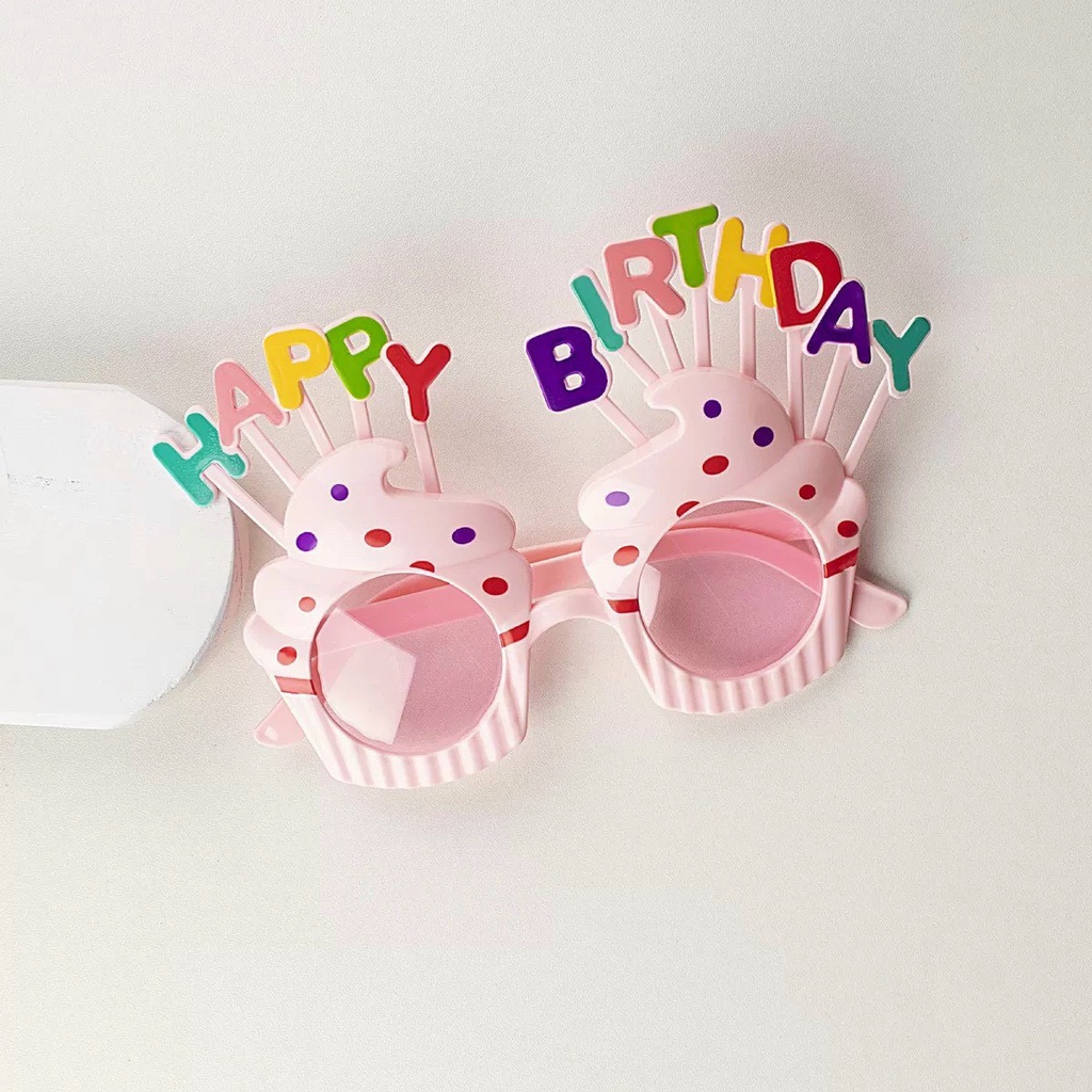 Kính mắt Happy Birthday dùng cho tiệc sinh nhật, phụ kiện sinh nhật, party Fubao Store
