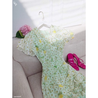 Váy xếp ly bèo_2VA1301XT_Lep'