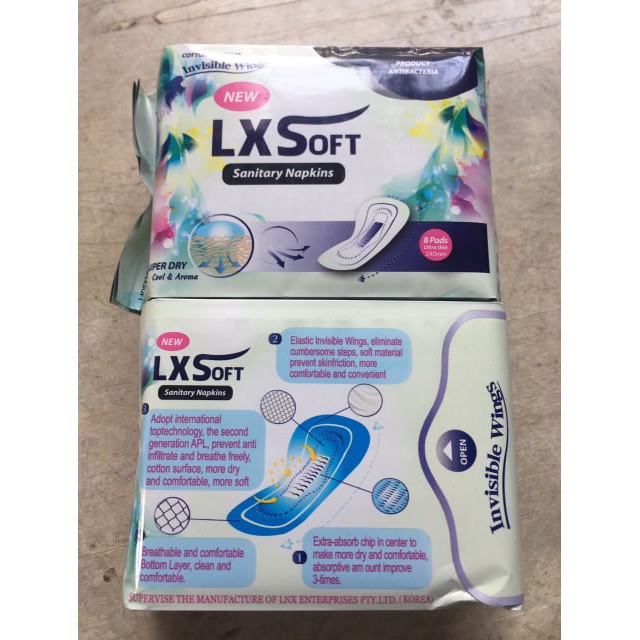 LXSoft – Băng vệ sinh ban ngày khong cánh tàng hình