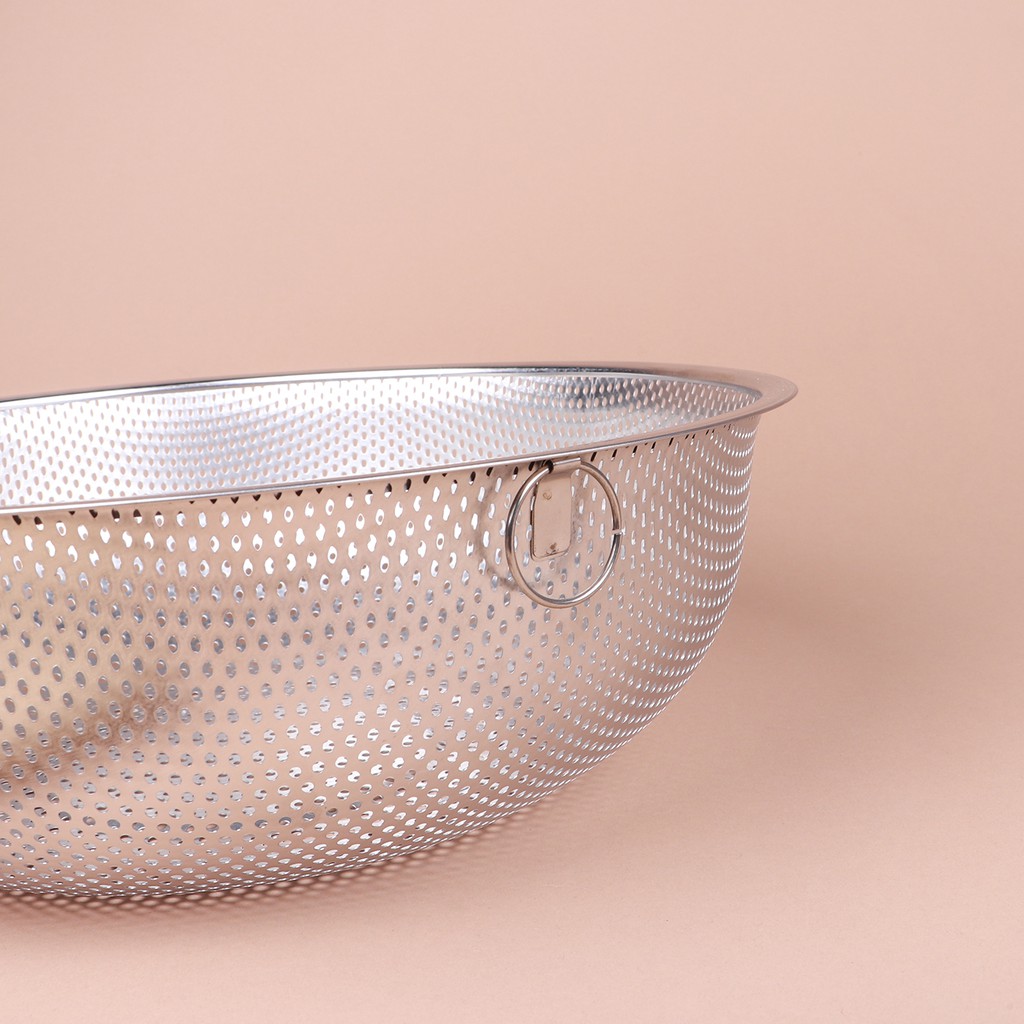 Rổ lưới inox dày loại lớn 29cm Bam House đựng trái cây và đồ chiên cao cấp RLN01 | BigBuy360 - bigbuy360.vn