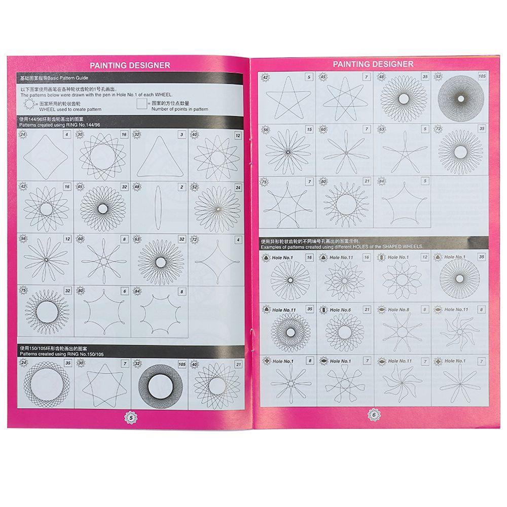CHOOKEY Bộ Dụng Cụ Vẽ Tranh Thiết Kế Dạng Xoắn Ốc