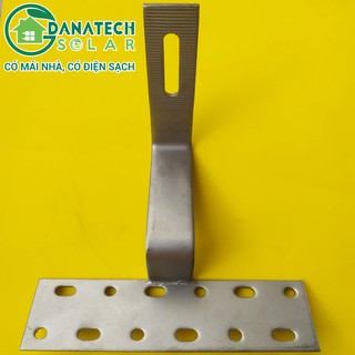 Chân L mái ngói lắp pin năng lượng mặt trời inox 304