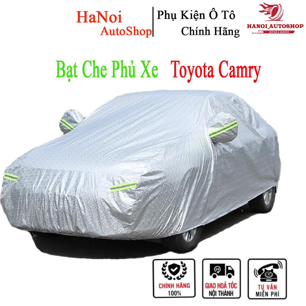 Bạt phủ toàn xe ô tô Toyota Camry cao cấp - Chống nắng, chống nóng 3 lớp bảo vệ xe - HaNoi_Autoshop
