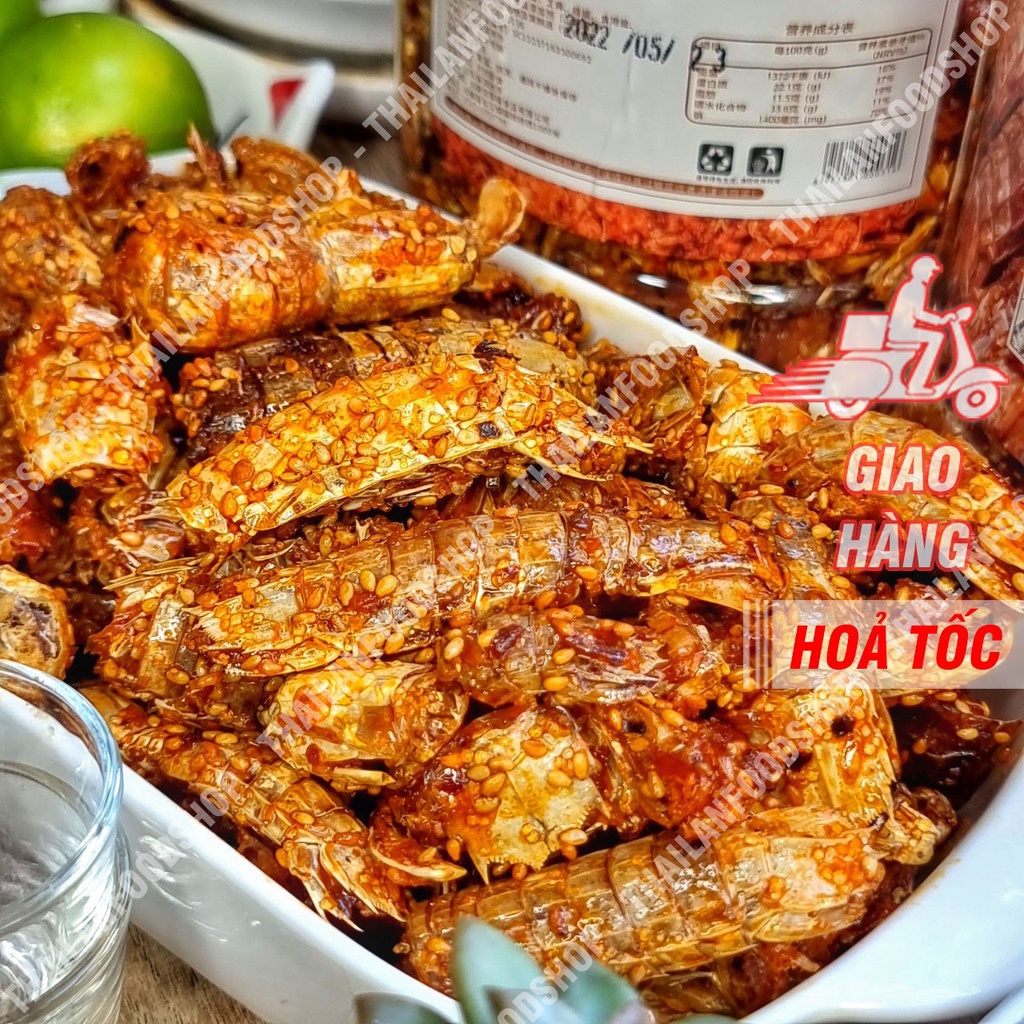 Tôm Tít (Bề Bề) Tẩm Vị Sấy Mật Ong Cay Giòn - Hộp 320gr