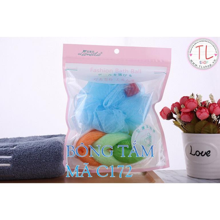 BÔNG TẮM CÓ MÚT - BÔNG TẮM LƯỚI MỀM - BÔNG TẮM TẠO BỌT