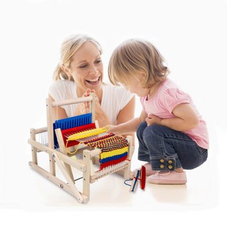 Máy dệt len mini thủ công DIY bằng gỗ