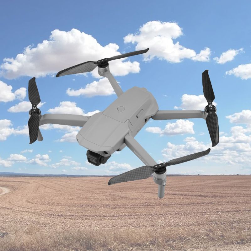 1 Cặp Cánh Quạt Bằng Sợi Carbon Ít Ồn Thay Thế Chuyên Dụng Cho D-JI Mavic Air 2 Drone