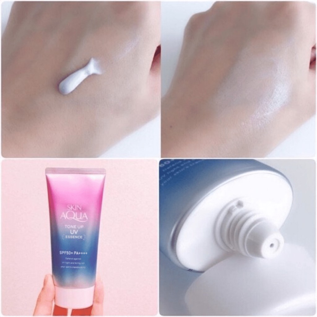 Kem chống nắng Sunplay Skin Aqua Tone Up UV Essence SPF50+ PA++++ 80g | Thế Giới Skin Care