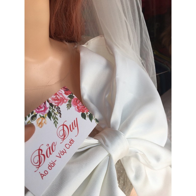 Nơ đính váy cưới